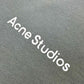 חולצת טישרט Acne Studios - ירוק שטוף