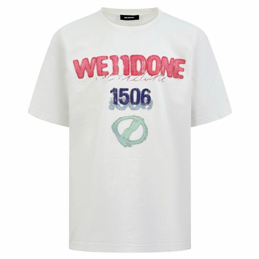 טישרט We11done - הדפס צבעוני